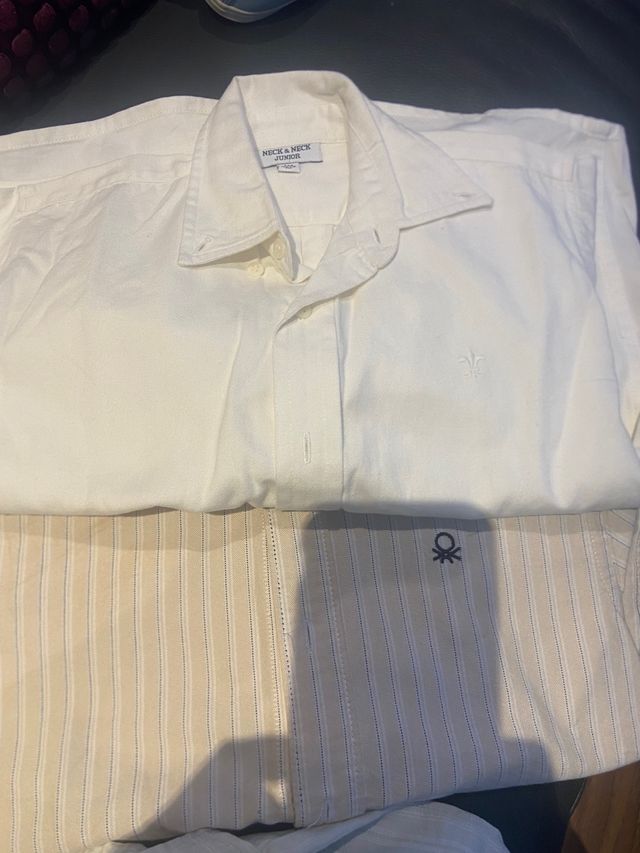 lote de 8 camisas talla 8  manga larga talla8