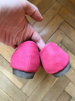 Zapatos manoletinas rosas 39