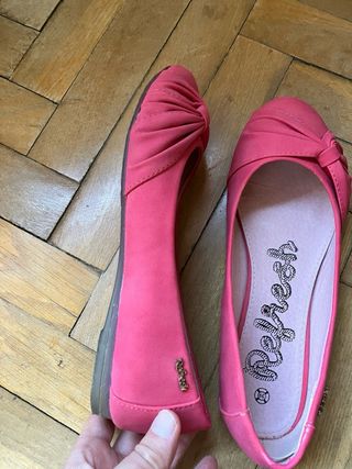 Zapatos manoletinas rosas 39