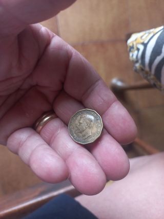 Three pence Giorgio VI moneta 1943
