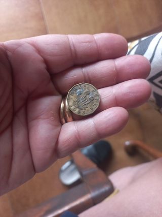 Three pence Giorgio VI moneta 1943