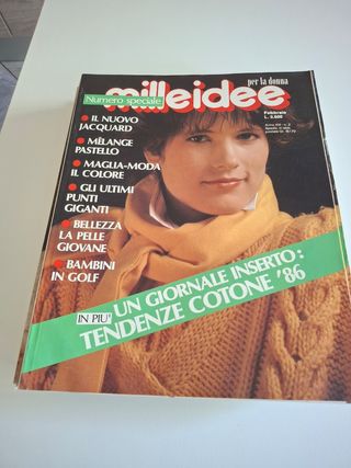 8 riviste vintage Milleidee ben tenute