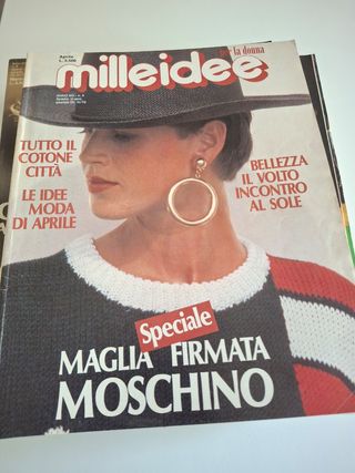 8 riviste vintage Milleidee ben tenute