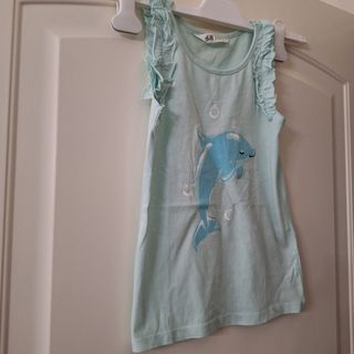 Canotta bimba turchese