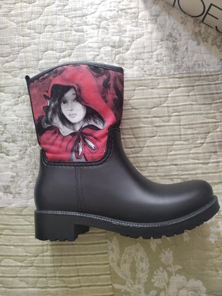 Botas de goma mujer. Super originales