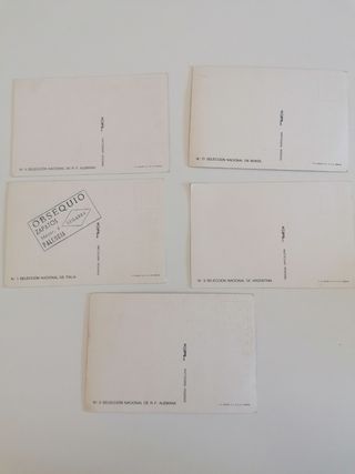 Postales Selecciones Mundial 82.