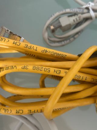 Lote 5 unidades cable de red rj45