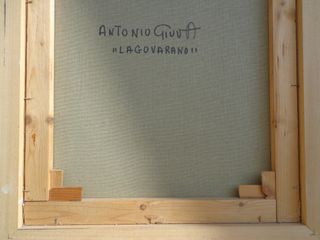 Quadro ad olio con cornice