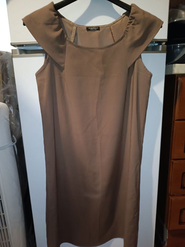 Abito m motivi marrone estivo robe