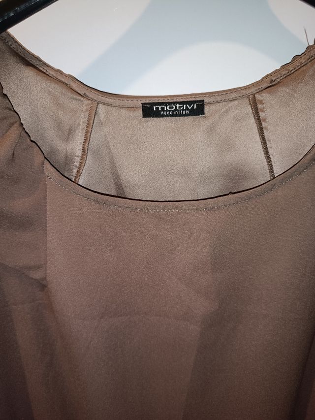 Abito m motivi marrone estivo robe