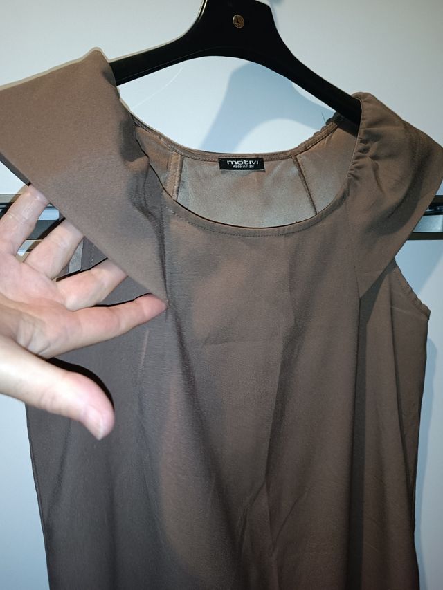 Abito m motivi marrone estivo robe