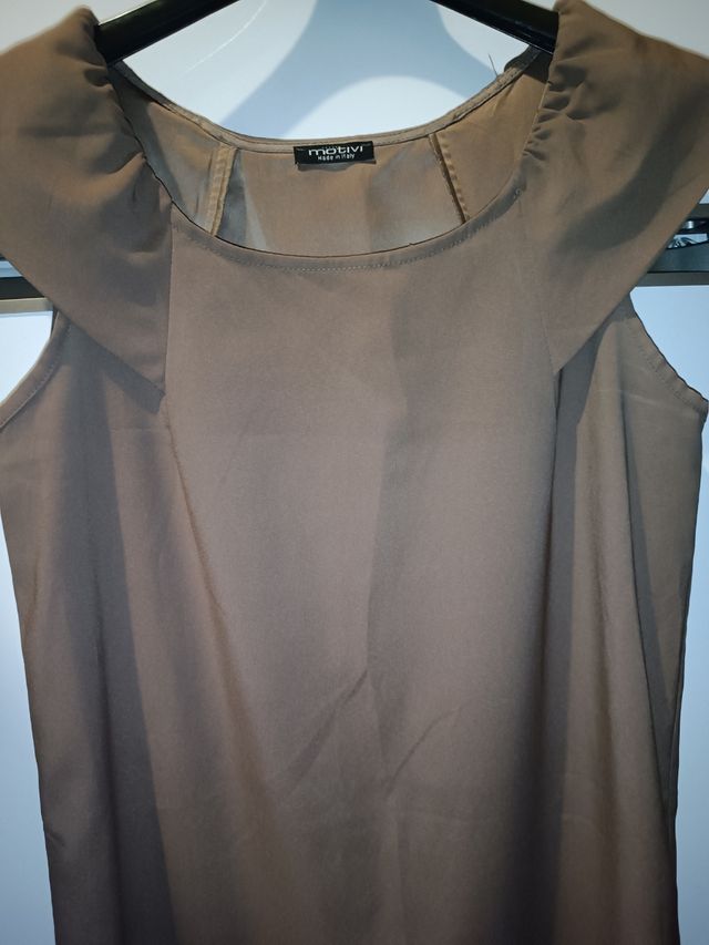 Abito m motivi marrone estivo robe