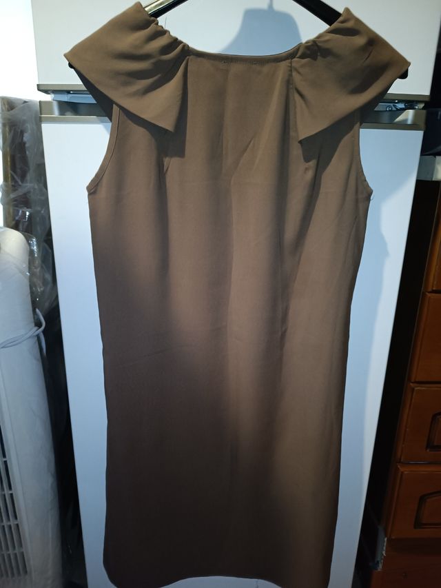 Abito m motivi marrone estivo robe