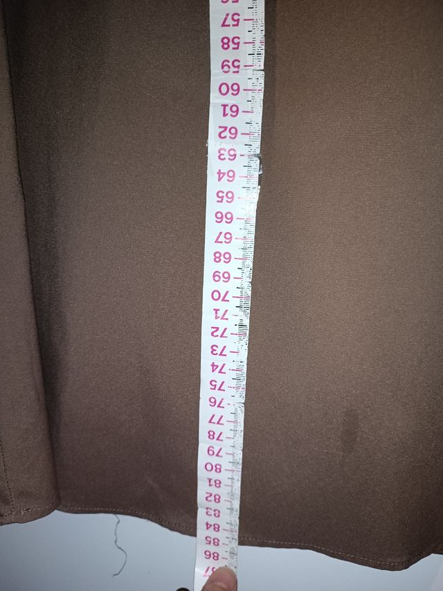 Abito m motivi marrone estivo robe