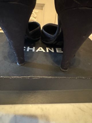 Scarpe Chanel con bottoni logo cc matelassè 38.5
