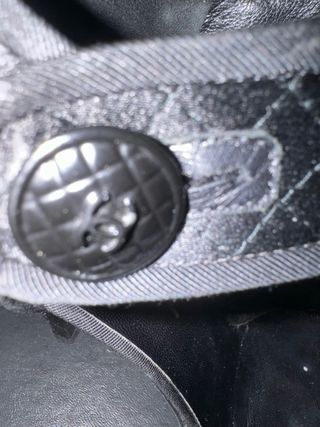 Scarpe Chanel con bottoni logo cc matelassè 38.5