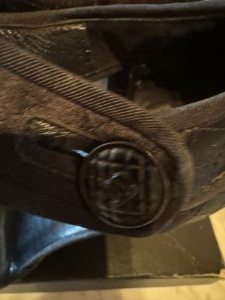 Scarpe Chanel con bottoni logo cc matelassè 38.5
