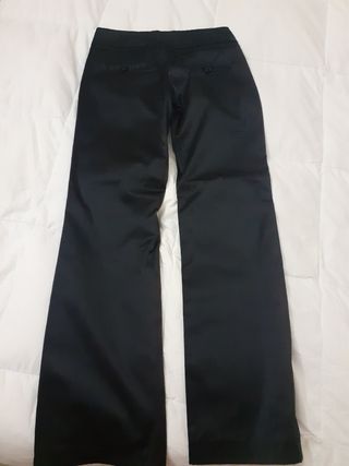Pantalón vestir de satén 