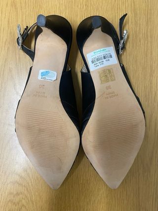 Tacones raso 36 Zendra (El Corte Inglés)