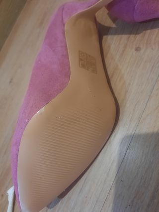 Zapatos tacón rosa pálido 37