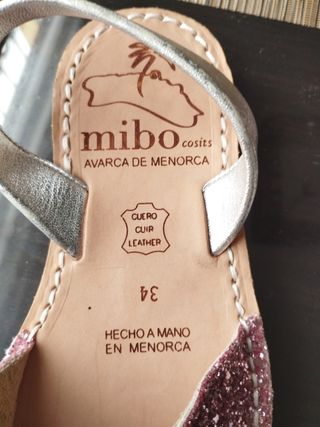 Sandalias originales de Menorca