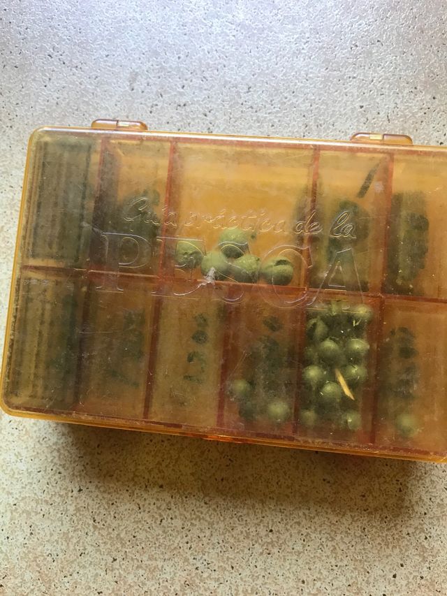 Cajas de plomo para pesca