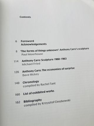 Libro Anthony Caro - Tate