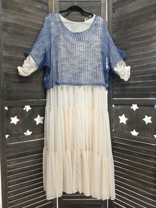 👕Jersey, top calado, 💙 New Collection * t única