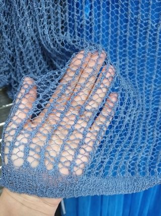 👕Jersey, top calado, 💙 New Collection * t única