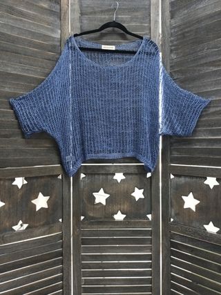 👕Jersey, top calado, 💙 New Collection * t única