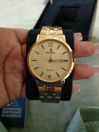Reloj chapado d oro