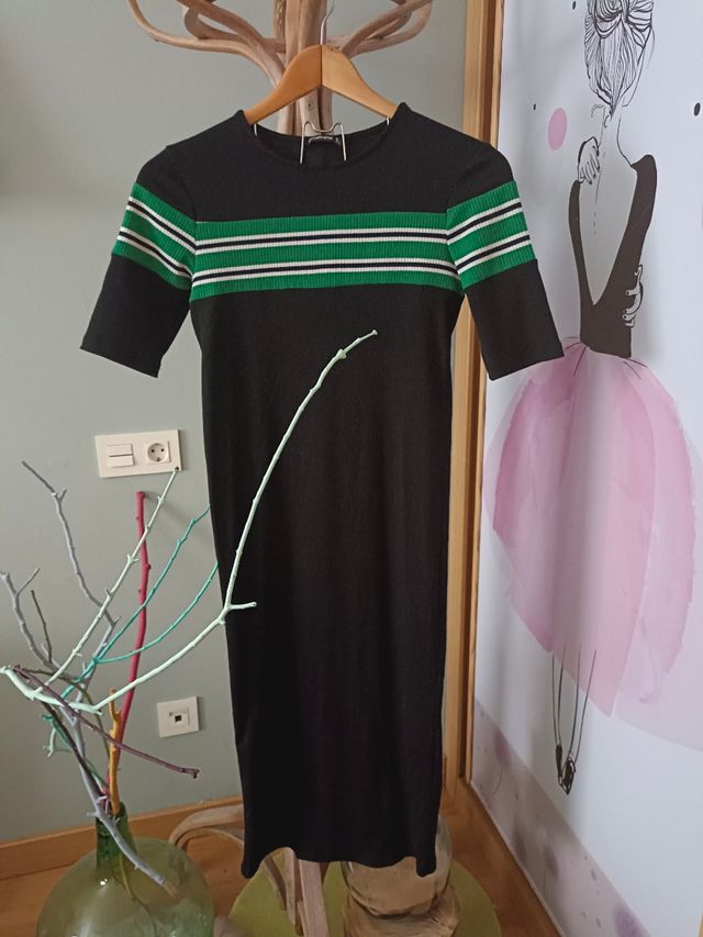 Vestido largo ajustable talla L 