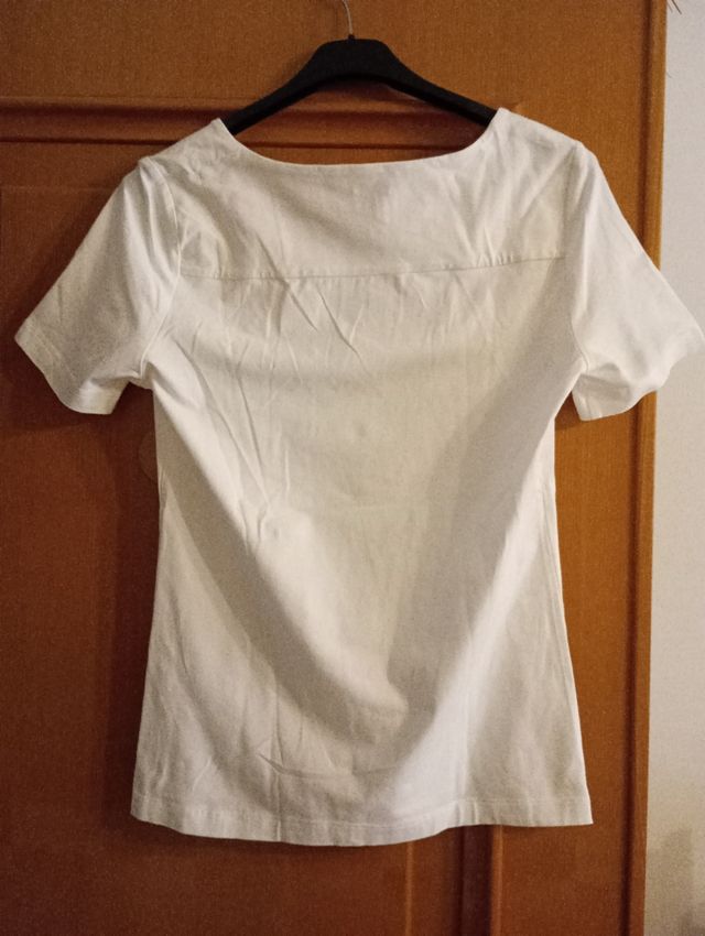 T-shirt bianca donna