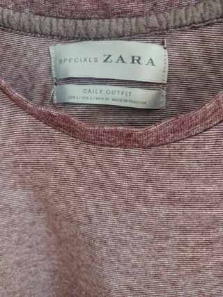 Camiseta granate. Talla S