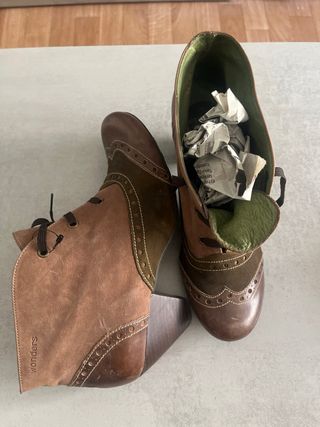 Botines de piel Wonders