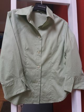 Blusa Verde manga 3/4