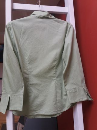 Blusa Verde manga 3/4
