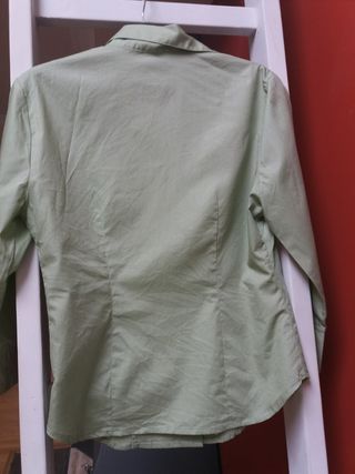 Blusa Verde manga 3/4