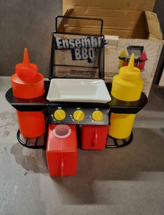 Set porta Salse per barbecue nuovo
