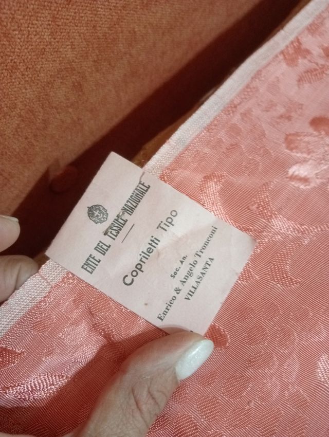 Copriletto matrimoniale vintage