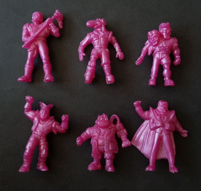 Figuras Dunkin Toxic Crusaders.