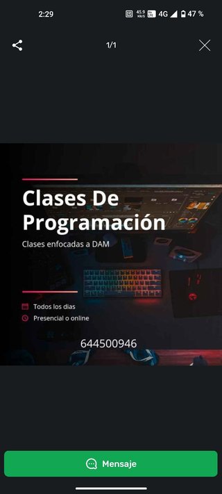 Clases de Programación DAM