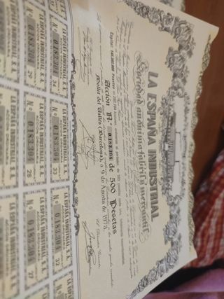 Acciones España Industrial