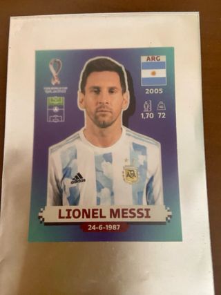 Cromo de Messi