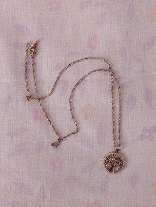 Cadena de plata con Árbol de la Vida