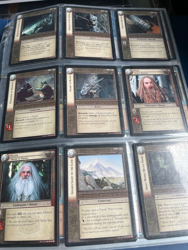 LOTR Mines of Moria Set completo Decipher