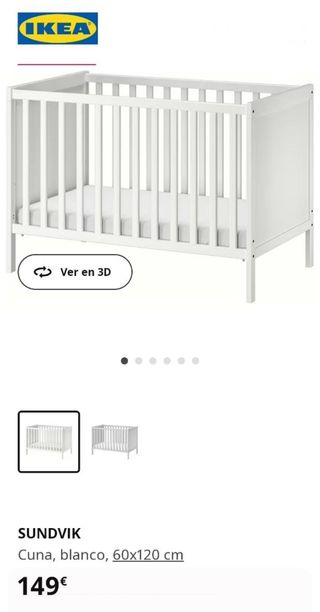 Cuna Ikea Blanco 