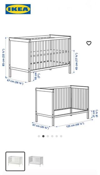 Cuna Ikea Blanco 