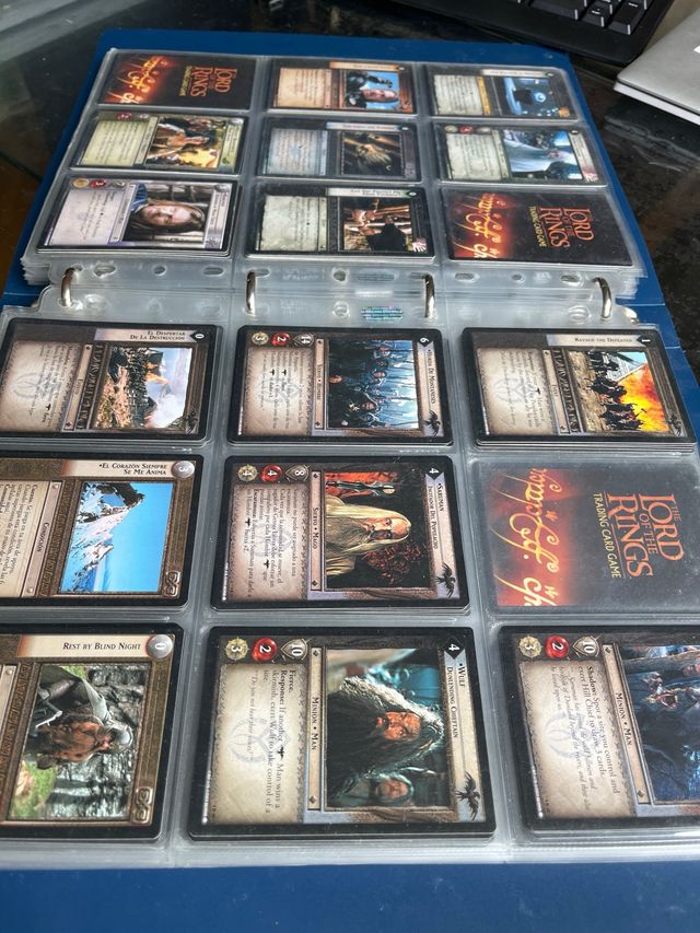 Cartas raras LOTR de Decipher