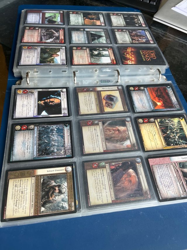 Cartas raras LOTR de Decipher